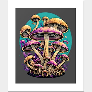 Mushrooms Posters and Art